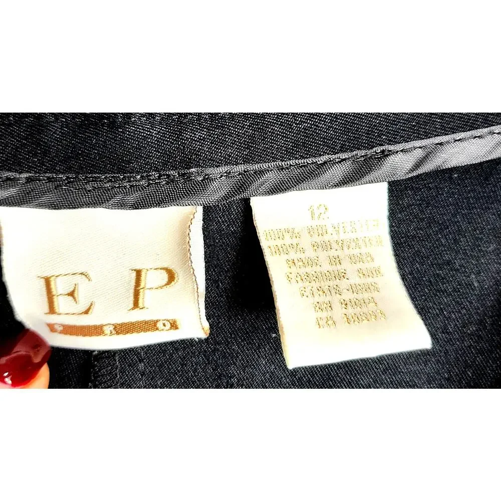 EP Pro Black Women's Golf Shorts Size‎ 12 # 565